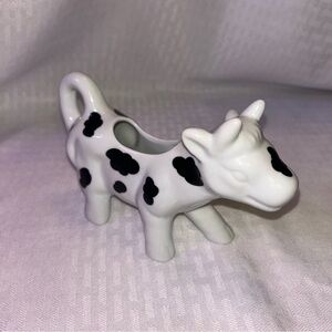 Ceramic Cow Creamer - Black and White Pier 1
